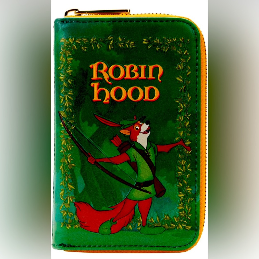 Robin Hood Book Zip Around Wallet